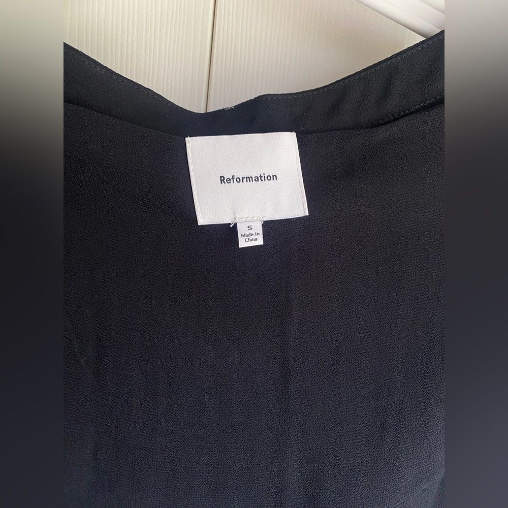NEW Reformation Lovell Black Pleated Mini Skirt - Picture 8 of 10